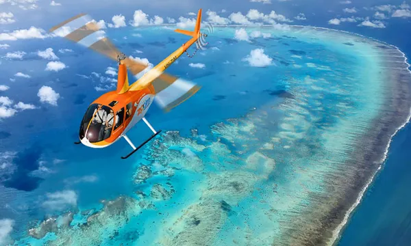 Outer Barrier Reef Scenic Helicopter Flight from Cairns - 40 Minutes