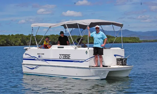 Cairns Self-Drive Pontoon Boat Hire - Half or Full Day 