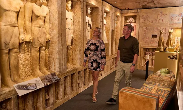 Tomb of the Pharaohs Guided Evening Tour & 3 Course Dinner